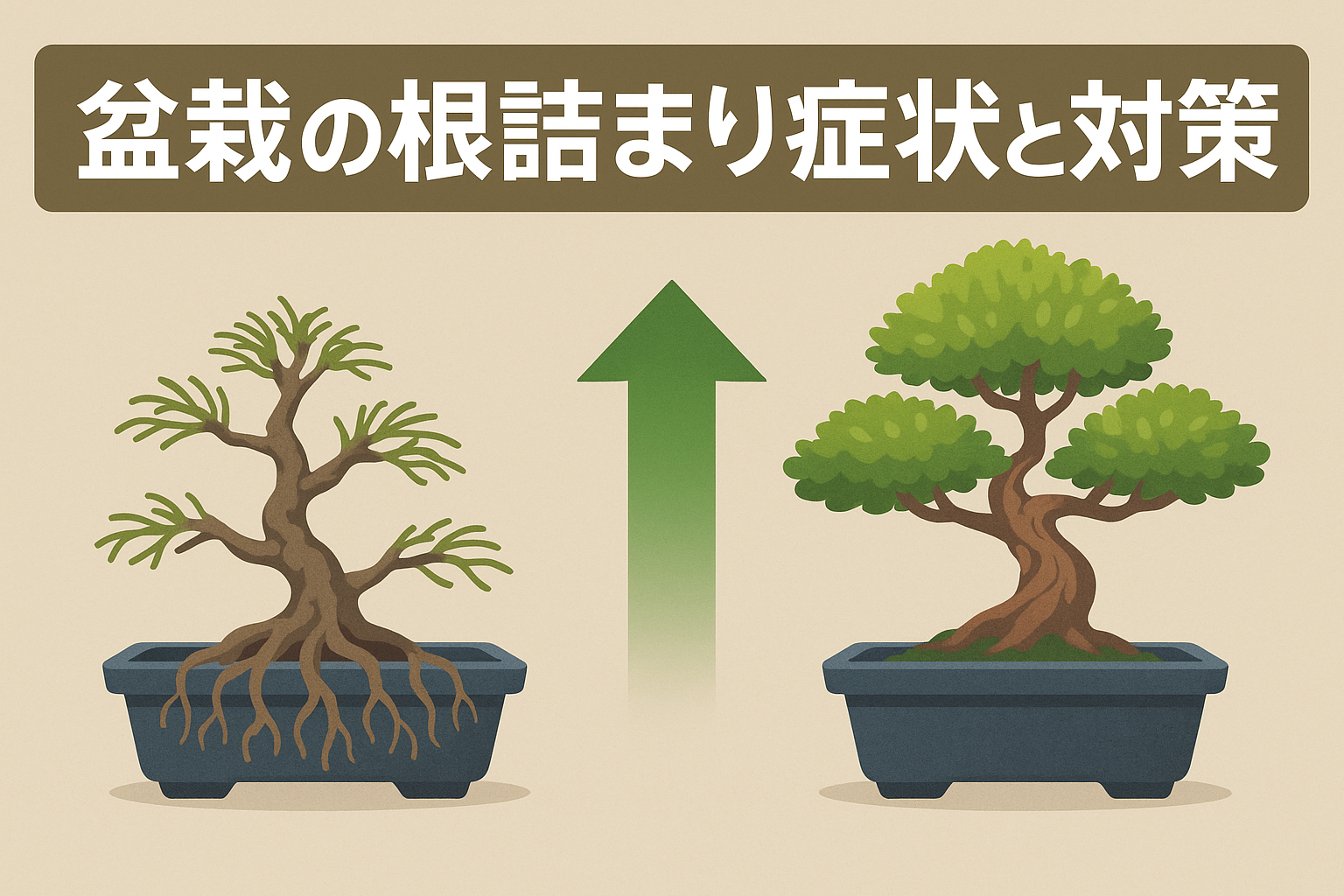 盆栽の根詰まり症状と対策：科学的植え替えで100%解決 - 完全ガイド 