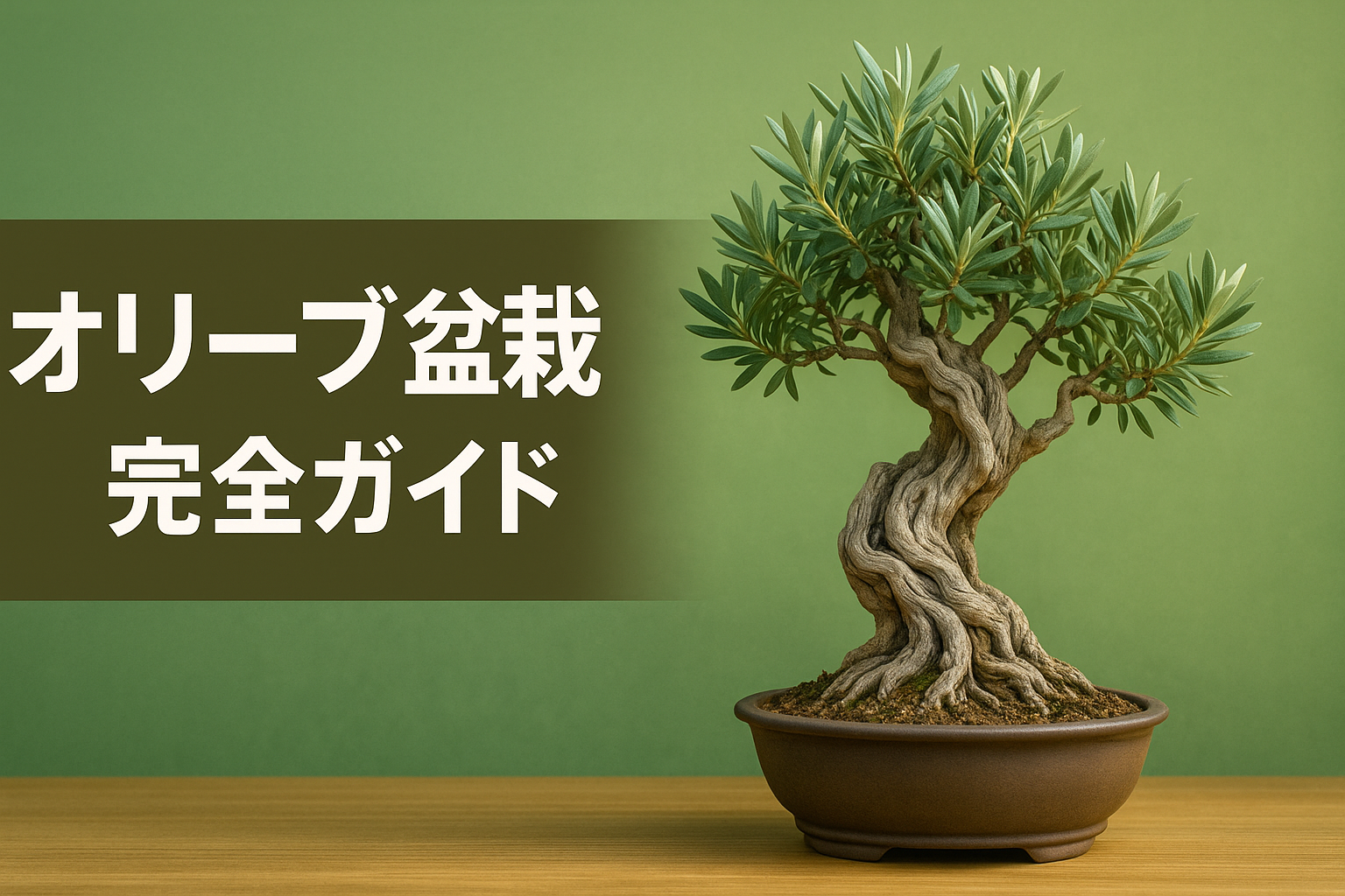 オリーブ盆栽完全ガイド｜地中海風の魅力と美しいシルバーリーフ